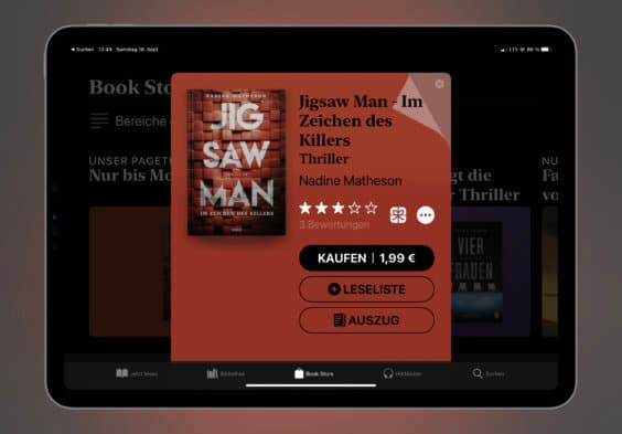 E-Book der Woche: „Jigsaw Man – Im Zeichen des Killers“ für nur 1,99€ kaufen
