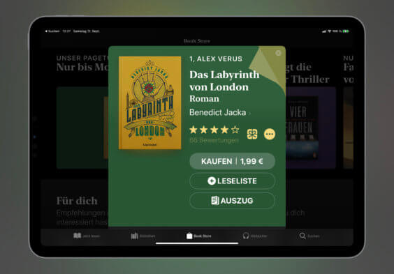 E-Book der Woche: „Das Labyrinth von London“ übers Wochenende für nur 1,99€ kaufen
