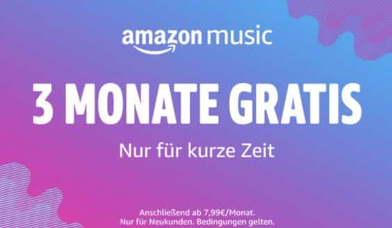 Neu aufgelegt: Amazon Music für drei Monate kostenfrei sichern