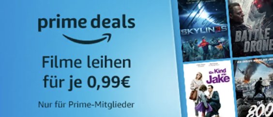 Filmabend: Über 400 Filme bei Prime Video übers Wochenende für 0,99€ leihen