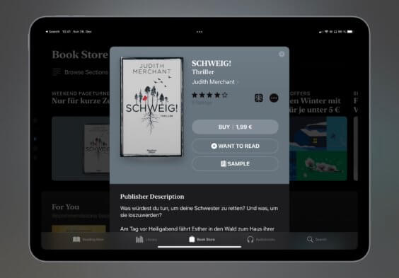 Pageturner der Woche noch mitnehmen: „Schweig!“ für 1,99€ kaufen
