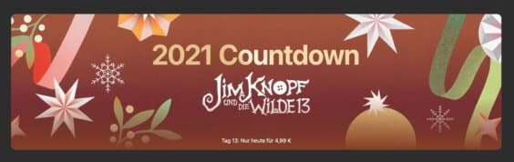 iTunes-Countdown 2021 Tag 13: Heute „Jim Knopf und die Wilde 13“ für 4,99€ kaufen
