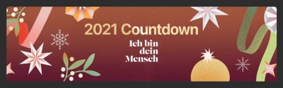 iTunes-Countdown 2021 Tag 8: Heute „Ich bin dein Mensch“ für 3,99€ kaufen