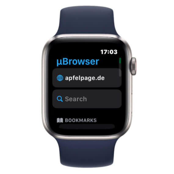 µBrowser Apple Watch