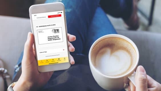 Ab sofort lassen sich Briefe in der „Post & DHL-App“ ankündigen