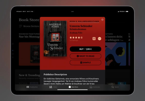 E-Book der Woche: „Unterm Schinder“ für 1,99€ kaufen