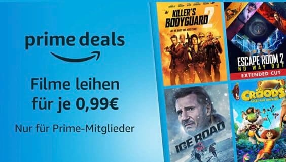 Zum Wochenende: Prime Video bietet über 30 Filme zum Leihpreis von je 0,99€ an
