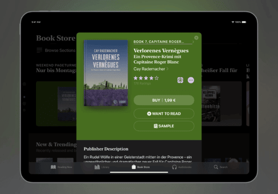 Das E-Book der Woche: „Verlorenes Vernègues“ für 1,99€ kaufen