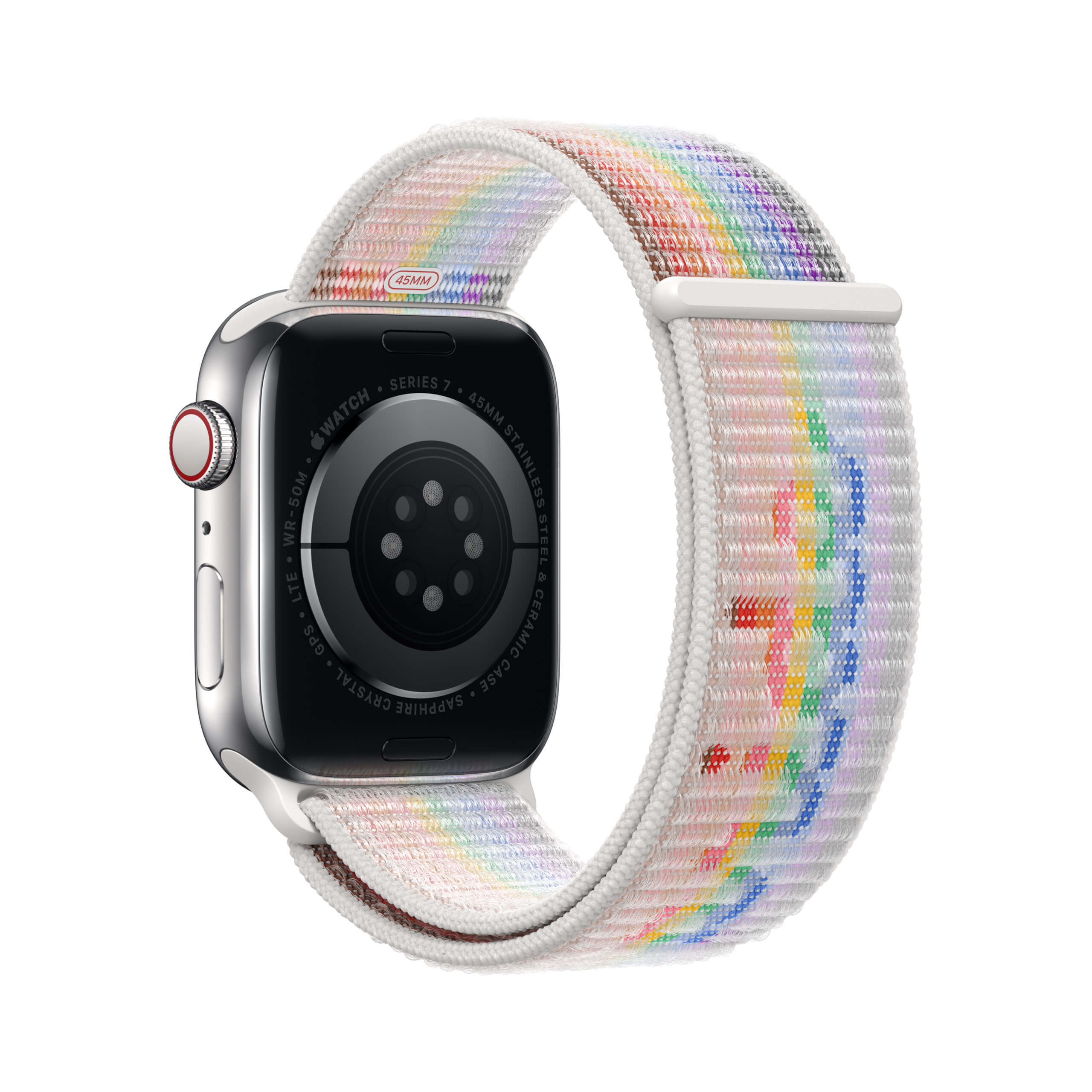 Apple Watch Pride 2022 Band Weiß
