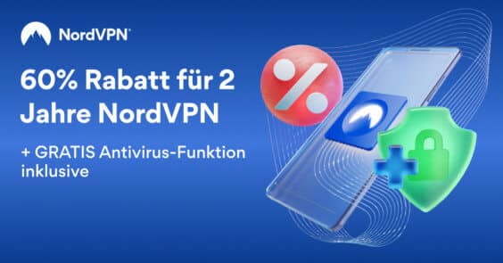 Pünktlich zur Reisezeit: NordVPN mit 60% Rabatt (+ gratis Antivirus-Funktion)