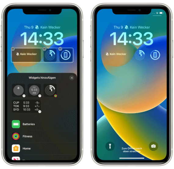 iOS 16 Widgets