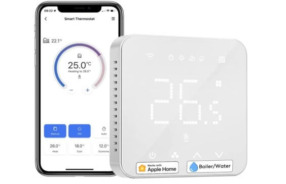Meross bietet nun auch ein HomeKit-Thermostat für Boiler und wassergeführte Heizungen an
