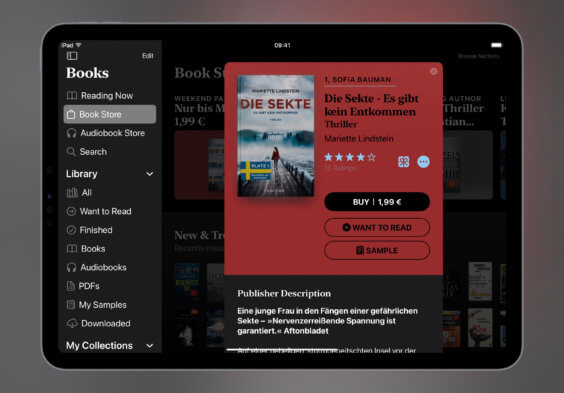Das E-Book der Woche: Dieses Mal „Die Sekte – Es gibt kein Entkommen“ für 1,99€ kaufen