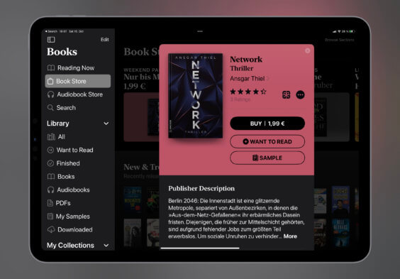 Das E-Book der Woche: Dieses Mal „Network“ für 1,99€ kaufen