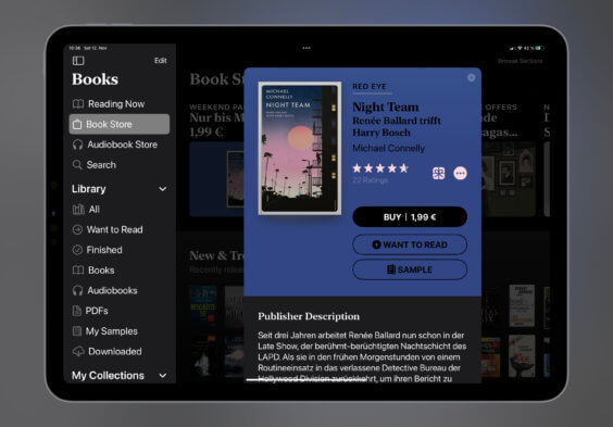 Das E-Book der Woche: Dieses Mal „Night Team“ für 1,99€ kaufen