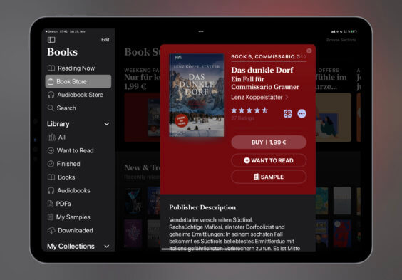 Das E-Book der Woche: Dieses Mal „Der dunkle Ort“ für 1,99€ kaufen