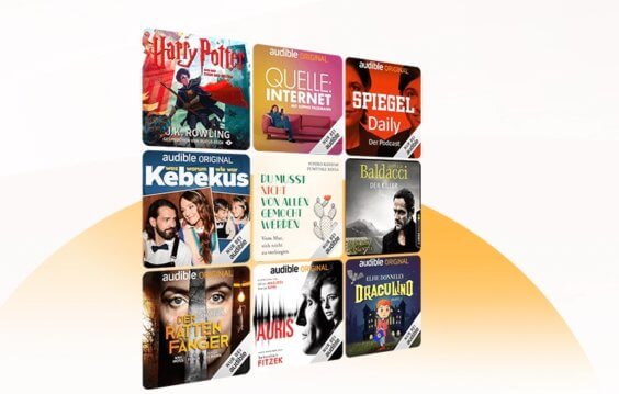 Vorgeschmack: Audible gerade für 6 Monate mit 50% Rabatt