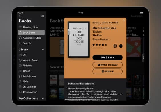 Das E-Book der Woche: Noch schnell „Chemie des Todes“ für 1,99€ mitnehmen
