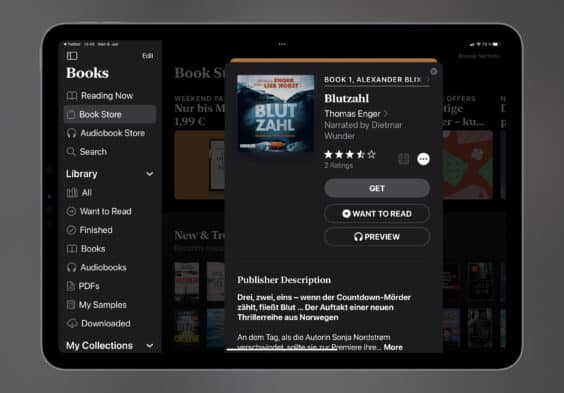 Gratis:  Apple verschenkt derzeit ein Hörbuch