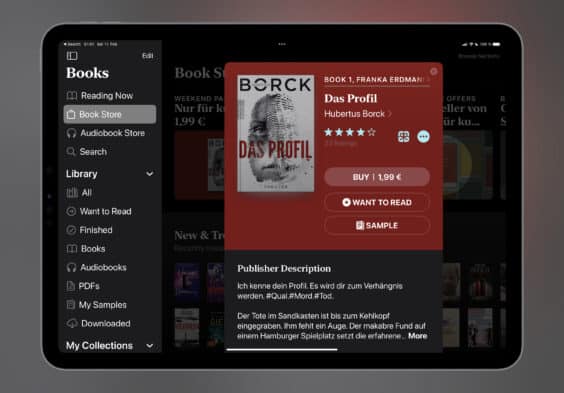 Das E-Book der Woche: Dieses Mal „Das Profil“ für 1,99 Euro mitnehmen