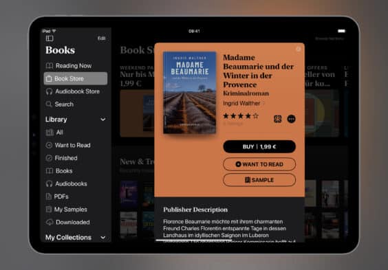 Das E-Book der Woche: Dieses Mal „Madame Beaumarie und der Winter in der Provence“ für 1,99 Euro mitnehmen