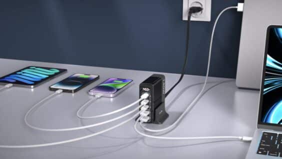 CubeNest: Neue Tischladestation mit 140 Watt, 3x USB-C und 2x USB-A ist nun erhältlich