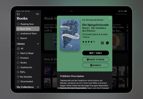 Das E-Book der Woche: Dieses Mal „Die Spiegelreisende“ für 1,99 Euro einsammeln