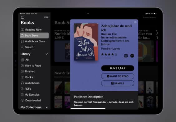 Das E-Book der Woche: Noch schnell „Zehn Jahre du und ich“ für 1,99 Euro mitnehmen