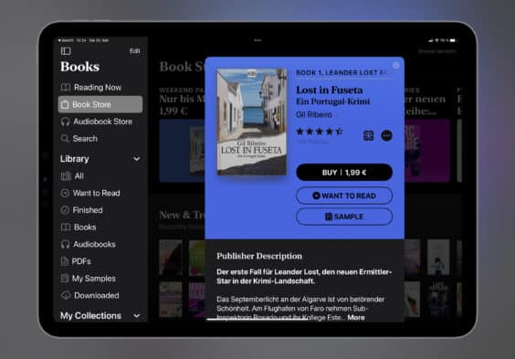 Das E-Book der Woche: Dieses Mal „Lost in Fuseta“ für 1,99 Euro erwerben