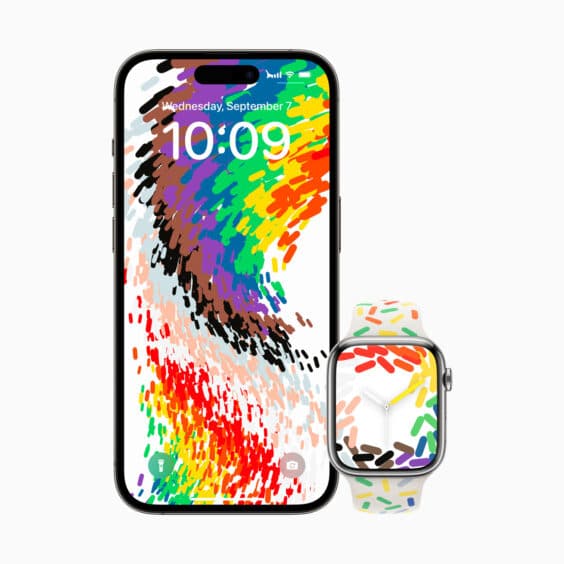 Prideband nebst offiziellen Hintergrundbildern vorgestellt: Kommt zusammen mit iOS 16.5 & Co. am 23. Mai