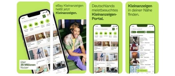 Aus eBay Kleinanzeigen wird Kleinanzeigen: Neuer Look und neue Funktionen