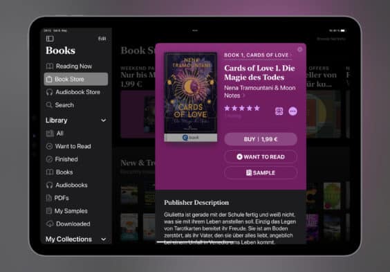 Das E-Book der Woche: Dieses Mal „Cards of Love 1. Die Magie des Todes“ für 1,99 Eur sichern