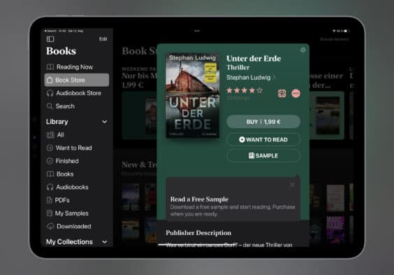 Das E-Book der Woche: Dieses Mal „Unter der Erde“ für 1,99 Euro mitnehmen