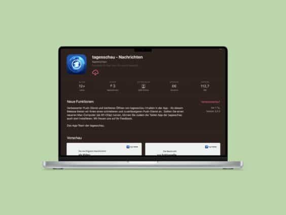 Tagesschau schafft als native App den Sprung auf den Mac mit M-Chips