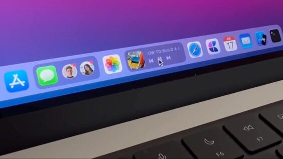Dynamic Dock: Konzept zeigt dynamisches Dock am Mac