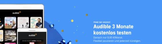 Prime Days 2023: Schon jetzt 3 Monate Audible gratis sichern