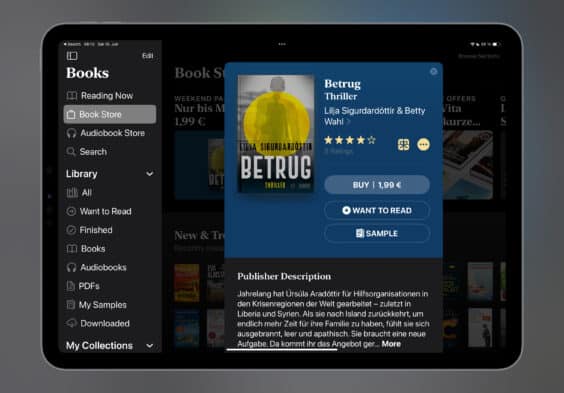 Das E-Book der Woche: Dieses Mal „Betrug“ für 1,99 Euro mitnehmen