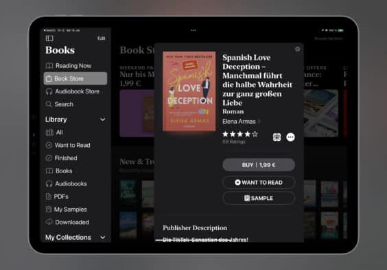 Das E-Book der Woche: Dieses Mal „Spanish Love Deception – Manchmal führt die halbe Wahrheit zur ganz großen Liebe“ für 1,99 Euro mitnehmen