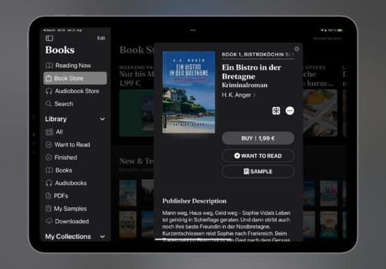 E-Book der Woche: Dieses Mal „Ein Bistro in der Bretagne“ für 1,99 Euro mitnehmen