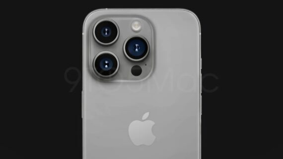 iPhone 15 Pro in Titan Grey - Rendering - 9to5Mac