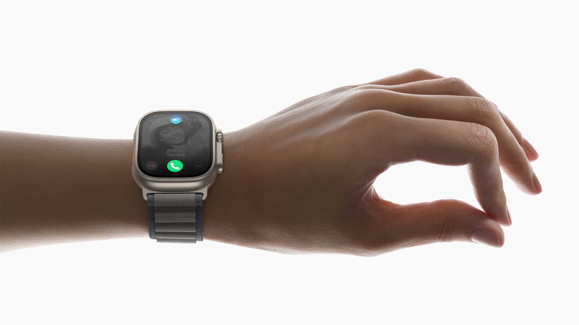 Das neue Feature "Double Tab" auf der Apple Watch Ultra 2