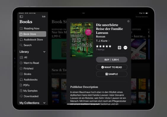 Das E-Book der Woche: Dieses Mal „Die unerhörte Reise der Familie Lawson“ für 1,99 Euro mitnehmen