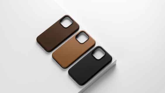 Wer auf Leder steht: Nomad bietet Modern Leather Case für iPhone-15-Serie an