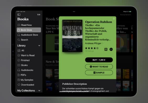 Das E-Book der Woche: Dieses Mal „Operation Rubikon“ für 1,99 Euro mitnehmen