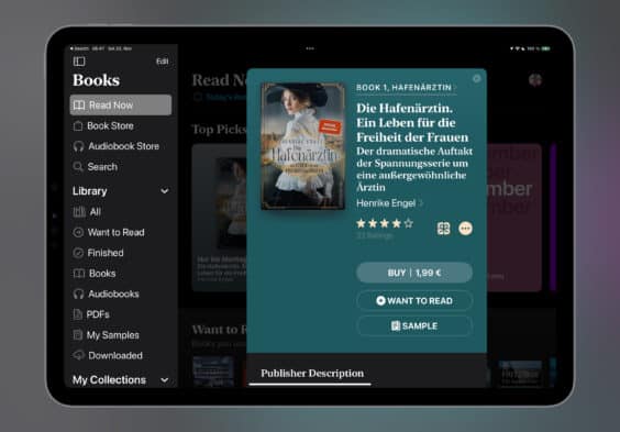 Das E-Book der Woche: Dieses Mal „Die Hafenärztin. Ein Leben für die Freiheiten der Frau“ für 1,99 Euro mitnehmen