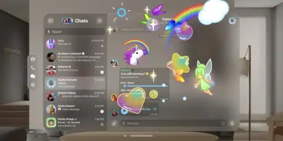 Telegram-App auf Vision Pro - Telegram