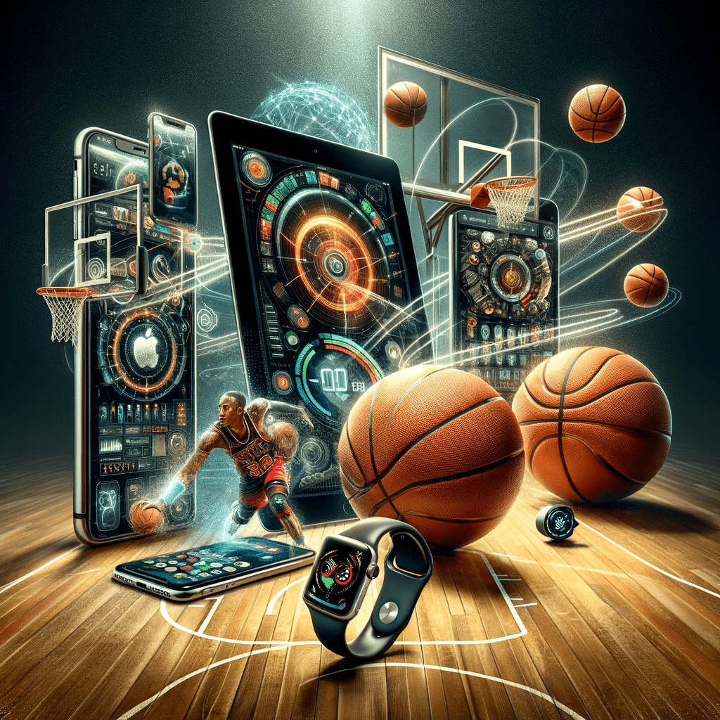 Apple und Basketball