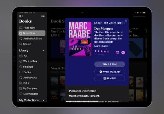 Das E-Book der Woche: Dieses Mal „Der Morgen“ für 1,99 Euro mitnehmen