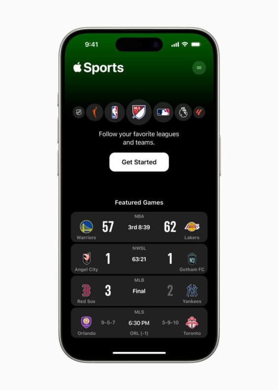 Apple Sports vorgestellt – hierzulande nicht verfügbar
