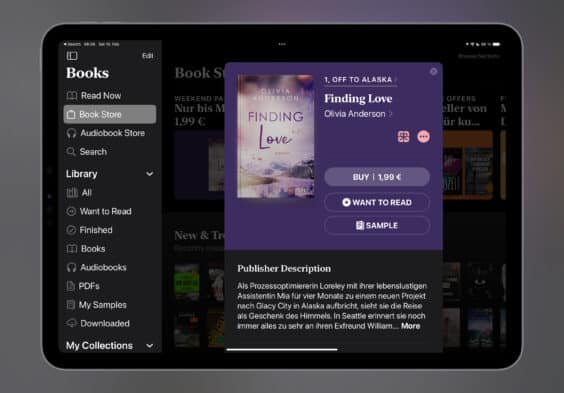 Das E-Book der Woche: Dieses Mal „Finding Love“ für 1,99 Euro mitnehmen